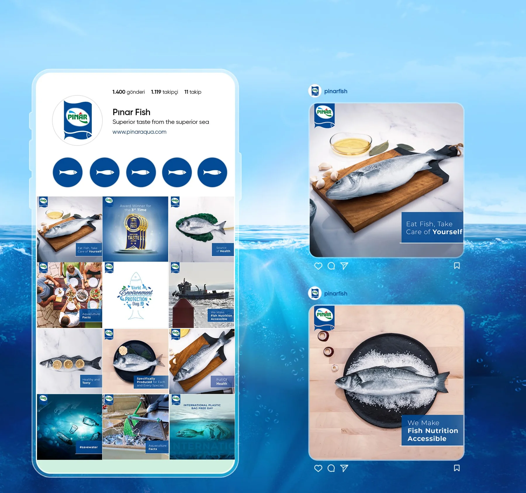 Pınar Fish çalışması